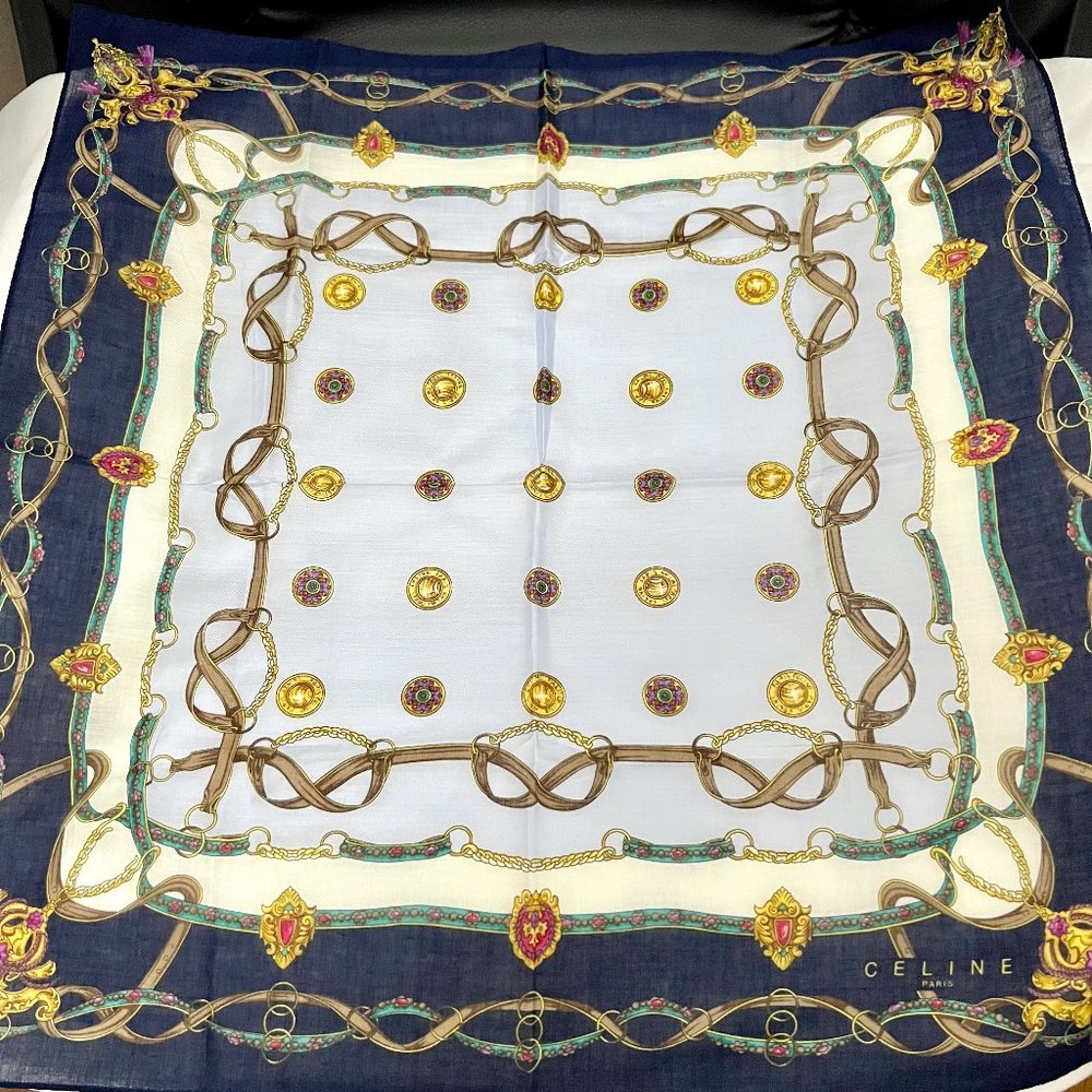 Celine Authentic Cotton Scarf